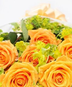 24 Luxury Orange Roses
