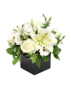White Mixed Flower Arrangement