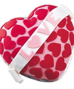 6 inches heart shaped cake