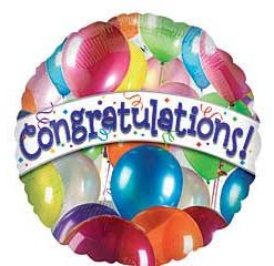 Congratulations balloon